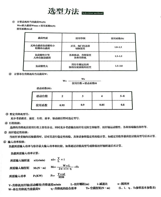 多臺(tái)聯(lián)動(dòng)絲桿升降機(jī)選型
